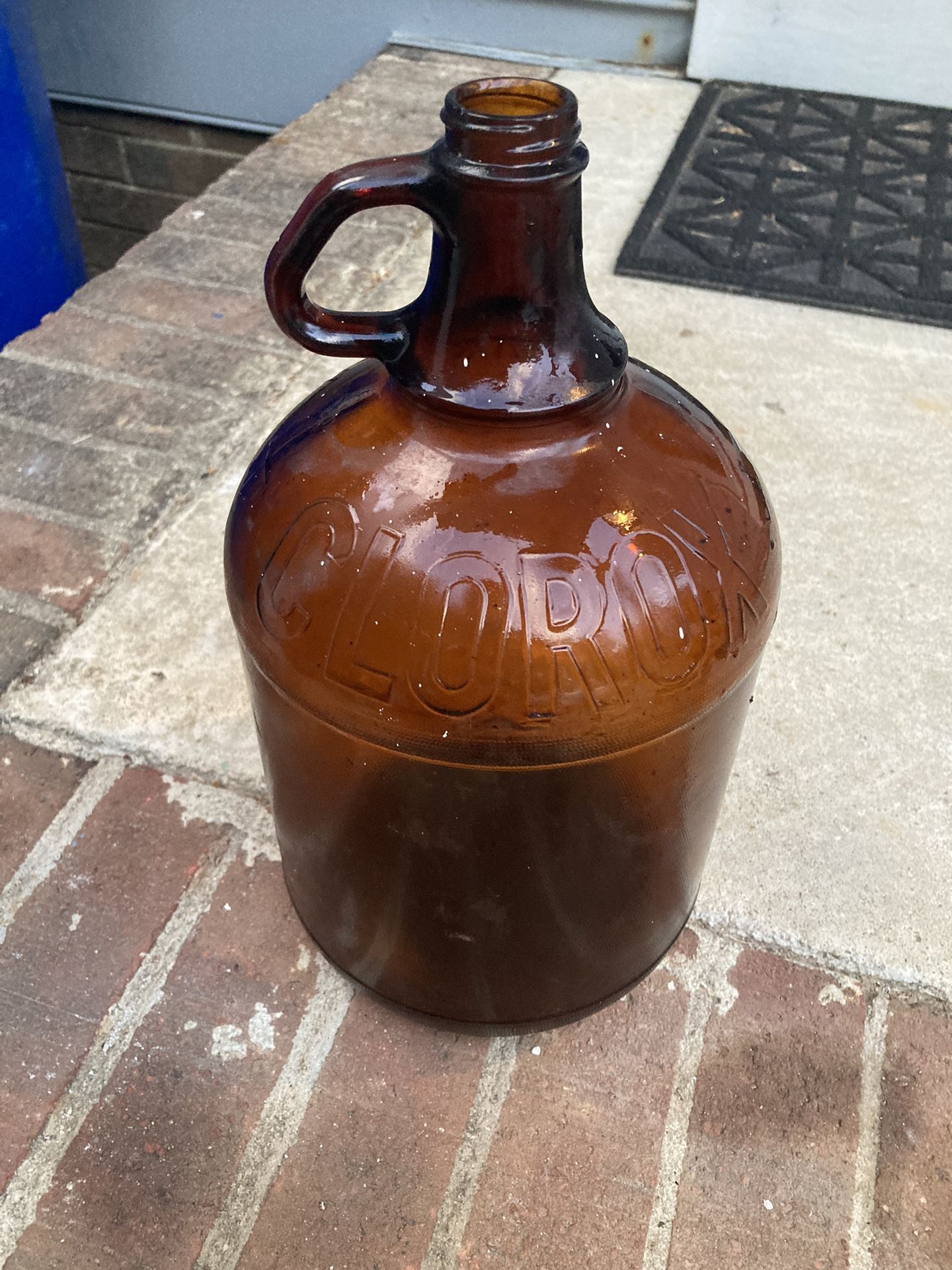 Glass Clorox Bottle Antique Vintage