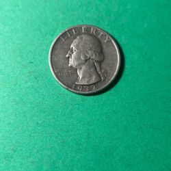 1932 US Silver Quarter.