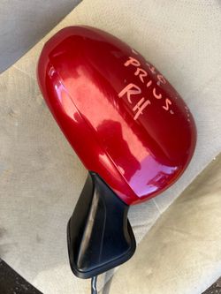 2010 - 2015 Toyota Prius Regular Door mirror passenger side Red Tag# 9231