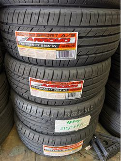 215/55/17 ARROYO ALL SEASON 4 new tires installed ✅ instaladas ✅