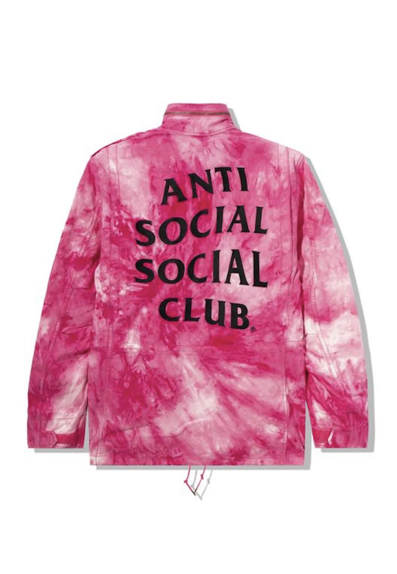  100% Authentic Anti Social Social Club x Alpha Industries M-65 Pink Tie Dye Jacket!