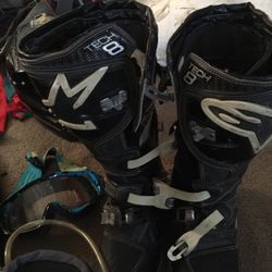 Motorcycle Boots  Size 9-10