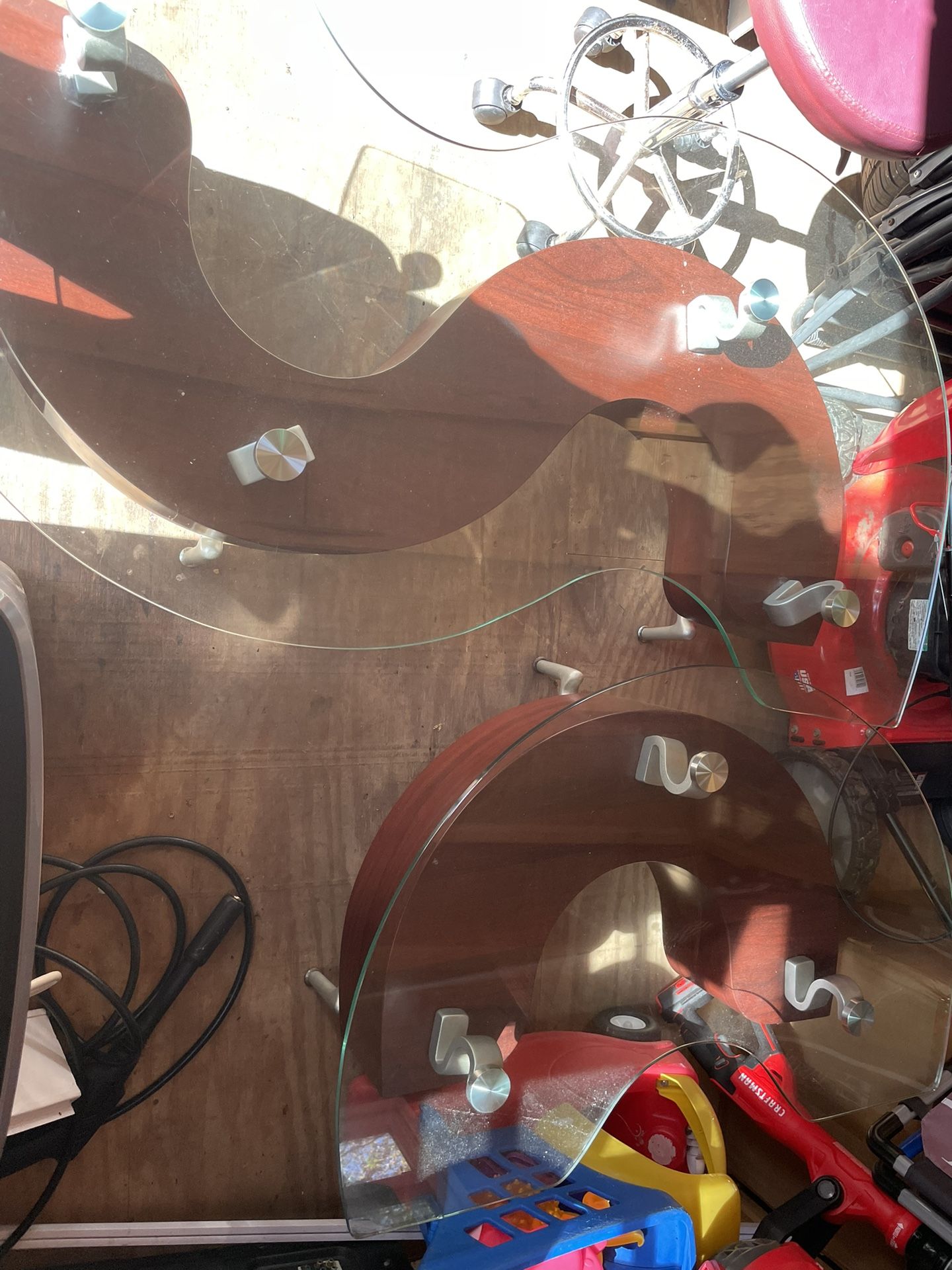 Glass Coffee Table And End Stand