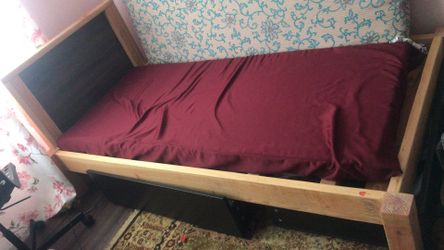 Custom made twin size bed