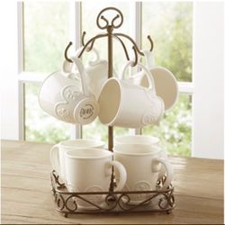 Portador de tazas de princess house