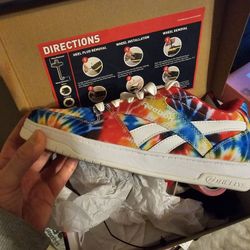Heely Reebok Tie Dye Shoes
