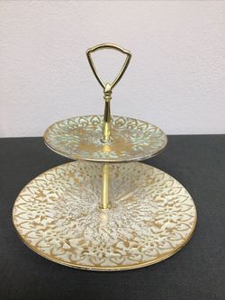 Stangl Pottery 2 Tier Tray Vintage MCM 