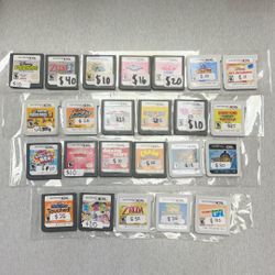 Nintendo DS And 3DS Games