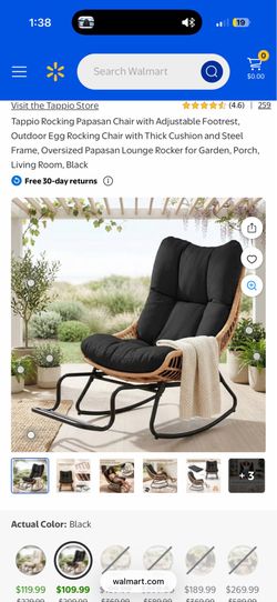 Outdoor patio rocking chairs