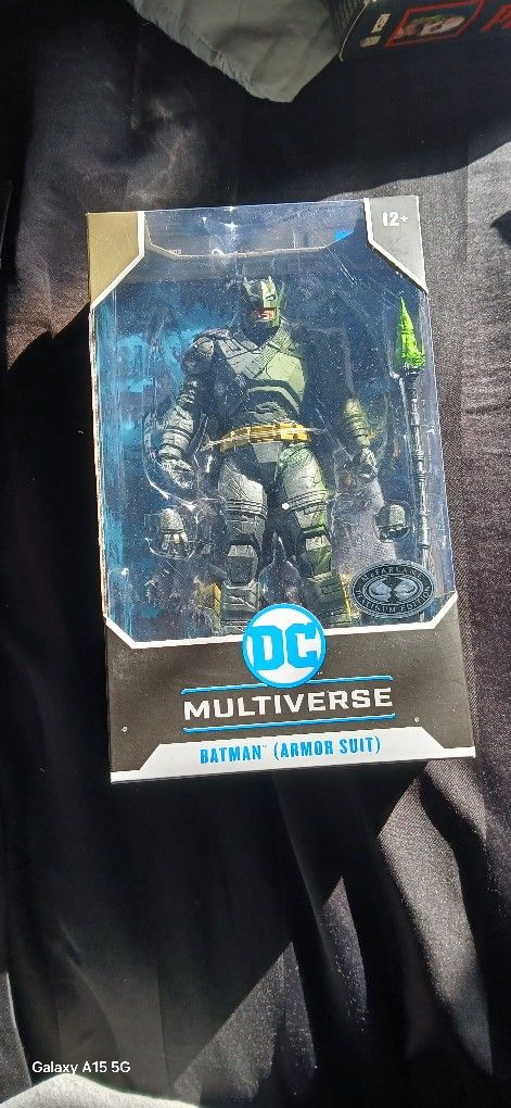 Mcfarlane Armored Batman Platinum Edition Collectable Figure