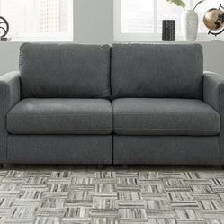 Candela Charcoal Loveseat