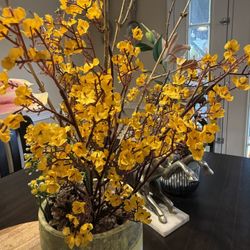 Decorative Flowers With Pot