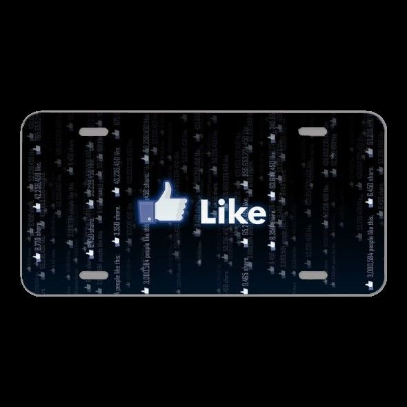 License Plate Novelty Car Front Like I Like It Facebook