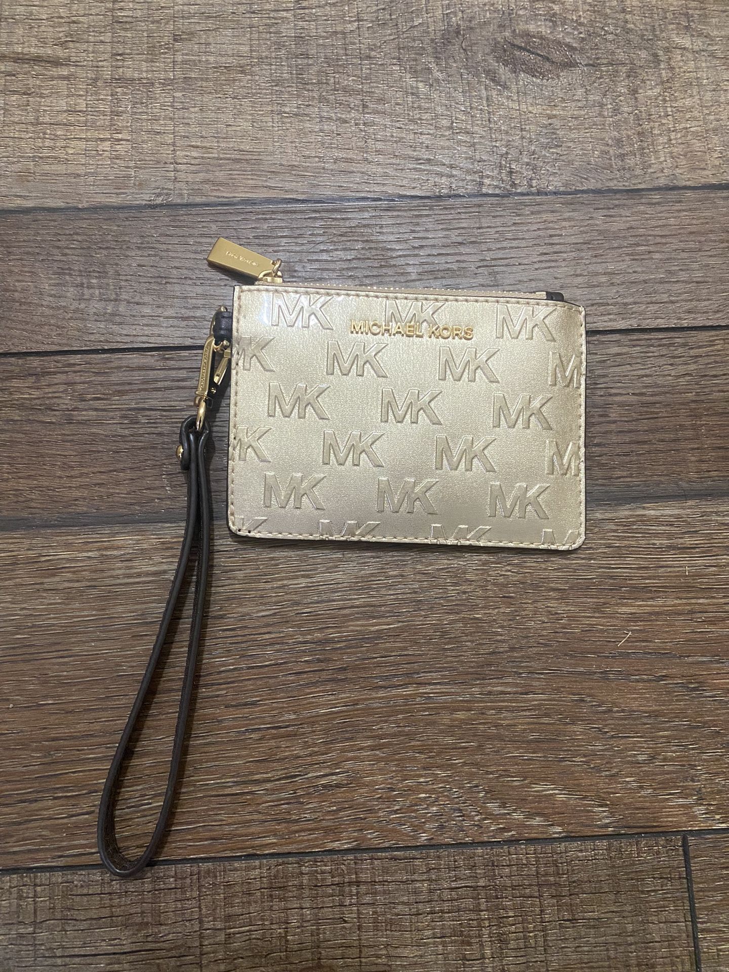 Authentic MK small coin purse (gold)