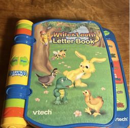 Vtech Write And Learn Letter Book Great Working Condition