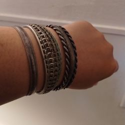 Silver Cuff Bracelet $25 For All 