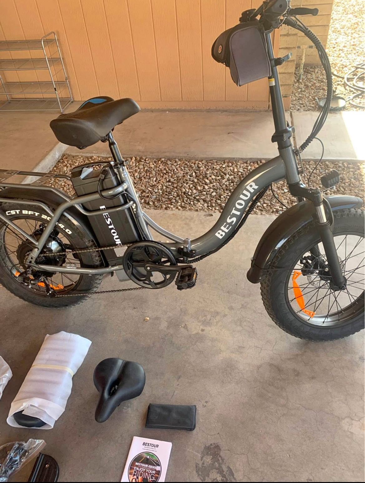 Bestour Folding Fat Tire (step thru) 1500 W Electric Bike