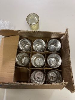 Mercury Votive CandleHolders x 16