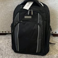 Kenneth Cole Reaction Black Backpack 