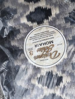 Mustang mohair saddle rug