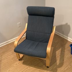 Blue Rocking Chair