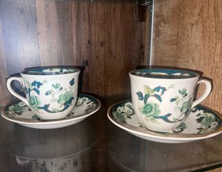 Teacups (2) & Saucers (2)