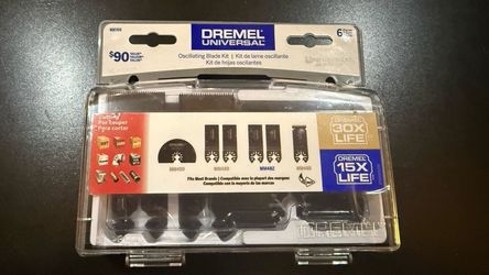 Dremel MM399 Oscillating Cutting Blade Kit 6pc for Wood Metal Drywall