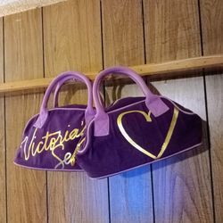 🩷 2  Victoria Secret Velvet Purses - Still Available 