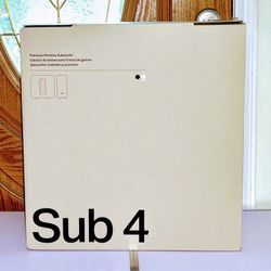 Sonos Sub 4 (White) Brand New Sealed Warranty Included 