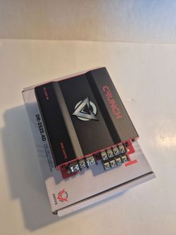 CRUNCH 2525 WATTS 4 CHANNEL BUILT IN CROSSOVER CAR AMPLIFIER