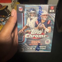 Topps Chrome Football 2025 Value Box