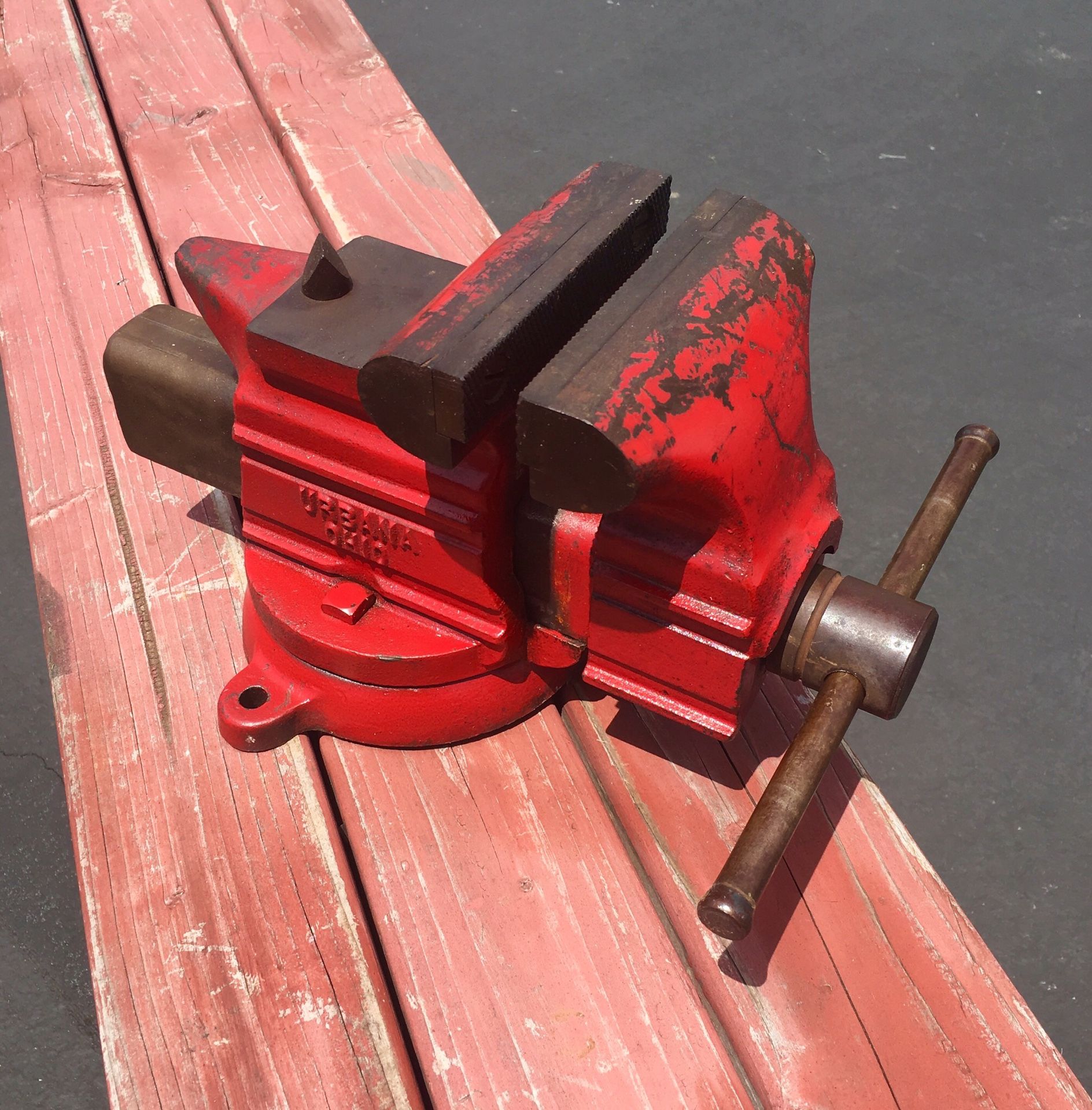 Vintage Simplex Utility Vise No. 500 - Desmond Stephan Mfg Co. - Made in USA