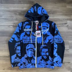 Blue Asaali X Cough Syrup Hoodie