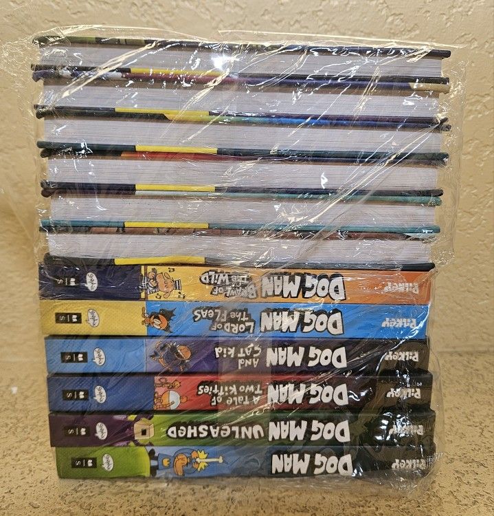 Dogman Series 1-12 Complete Books Set by Dav Pilkey