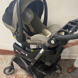 Graco Jogger Stroller -travel System-car Seat And Base