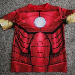 Ironman Costume Shirt Child S/M