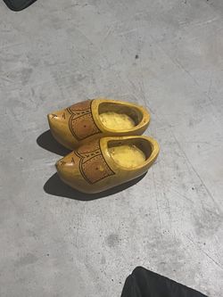 Vintage Wooden Clogs