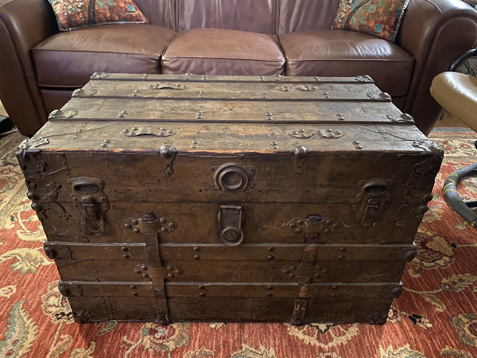 100+ years old Steamer trunk