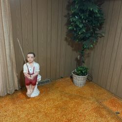 Fishing Boy - Cement