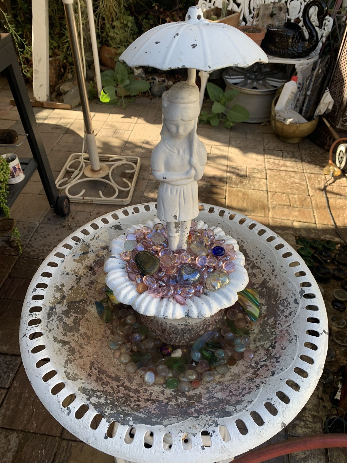 Metal Fountain 44 Tall. X 20 Round.