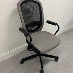 FLINTAN Office chair with armrests, black - IKEA