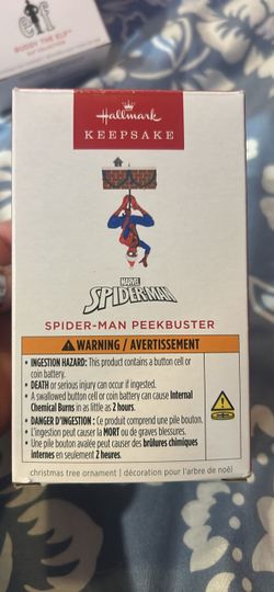 Hallmark Keepsake Spider-Man Peekbuster Ornament