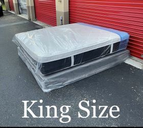 King Mattress Set Plush PillowTop – Brand New –  Same Day Delivery Available 🚚