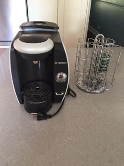Bosch Tassimo Single Serve Coffee Maker with Decaf Discs