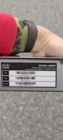 Cisco SG300-10MPP PoE Network Switch
