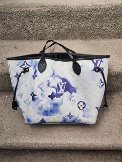 Blue shoulder bag