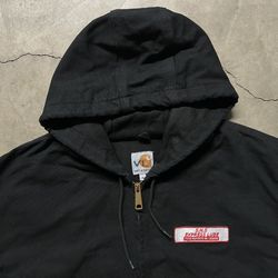 125th Anniversary Carhartt J131 BLK 🇺🇸 Full-Zip Hooded Jacket XL