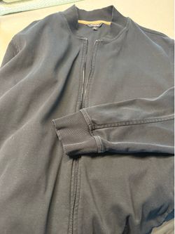 Black Banana Republic Cotton Bomber Jacket - XL