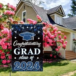 Graduation 2024 Back Droop An Little Baners.