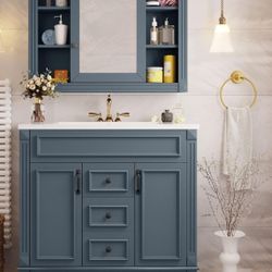 Vanity Cabinet And Mirror Cabinet